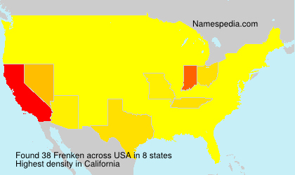 Surname Frenken in USA Surname Frenken in USA