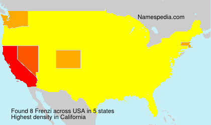Surname Frenzi in USA Surname Frenzi in USA