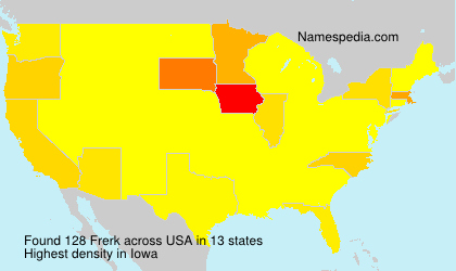 Surname Frerk in USA Surname Frerk in USA