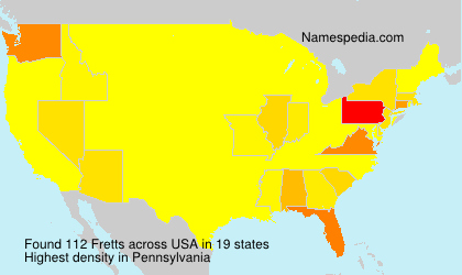Surname Fretts in USA Surname Fretts in USA