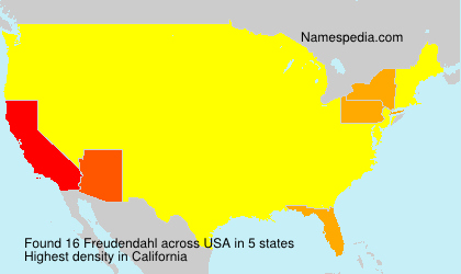 Surname Freudendahl in USA Surname Freudendahl in USA