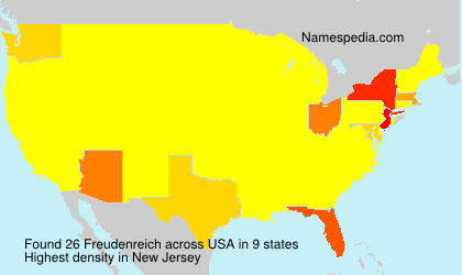 Surname Freudenreich in USA Surname Freudenreich in USA