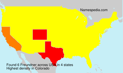 Surname Freundner in USA Surname Freundner in USA