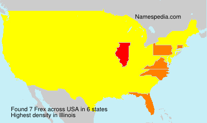 Surname Frex in USA Surname Frex in USA