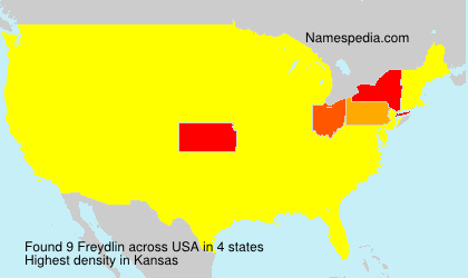 Surname Freydlin in USA Surname Freydlin in USA