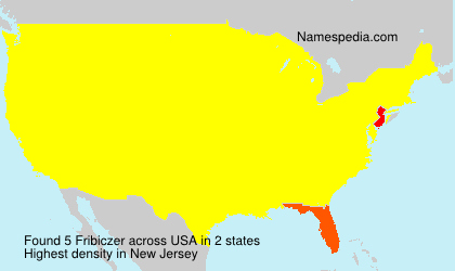 Surname Fribiczer in USA Surname Fribiczer in USA
