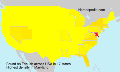 Surname Fribush in USA Surname Fribush in USA