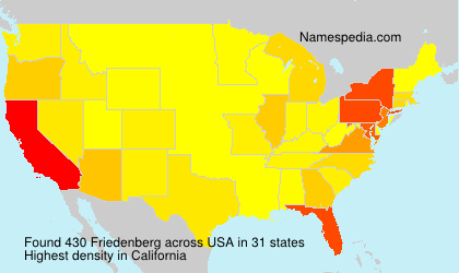 Surname Friedenberg in USA Surname Friedenberg in USA