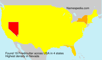 Surname Friedmutter in USA Surname Friedmutter in USA