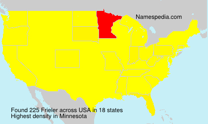 Surname Frieler in USA Surname Frieler in USA