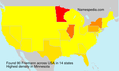 Surname Friemann in USA Surname Friemann in USA
