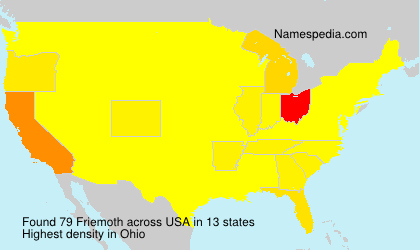 Surname Friemoth in USA Surname Friemoth in USA