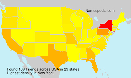 Surname Friends in USA