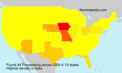 Surname Friesenborg in USA Surname Friesenborg in USA