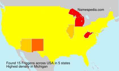 Surname Friggens in USA Surname Friggens in USA