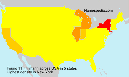 Surname Frillmann in USA Surname Frillmann in USA