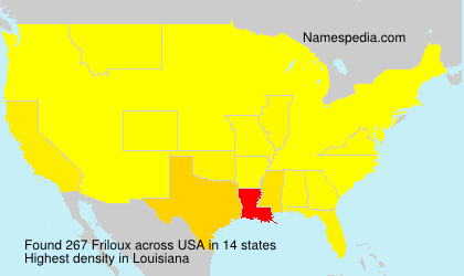 Surname Friloux in USA Surname Friloux in USA