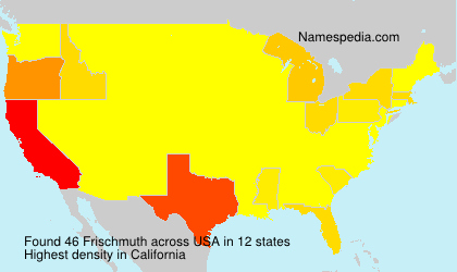 Surname Frischmuth in USA Surname Frischmuth in USA