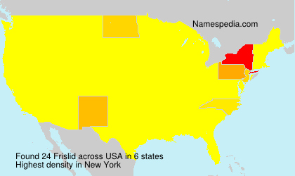 Surname Frislid in USA Surname Frislid in USA