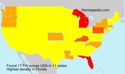 Surname Frit in USA Surname Frit in USA