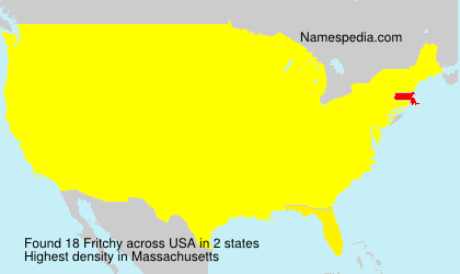 Surname Fritchy in USA Surname Fritchy in USA