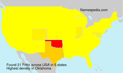 Surname Frittz in USA Surname Frittz in USA