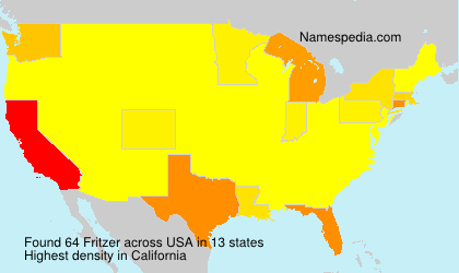 Surname Fritzer in USA Surname Fritzer in USA