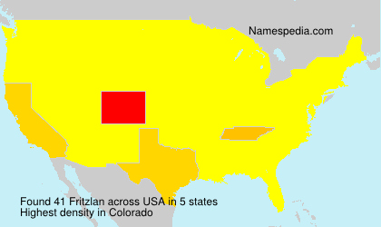 Surname Fritzlan in USA Surname Fritzlan in USA