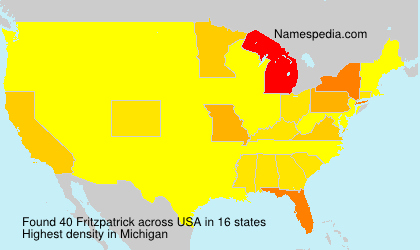 Surname Fritzpatrick in USA Surname Fritzpatrick in USA