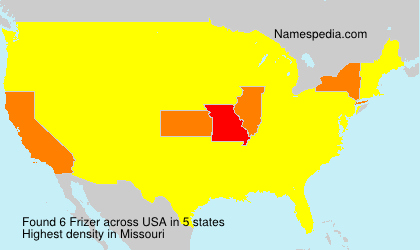 Surname Frizer in USA Surname Frizer in USA