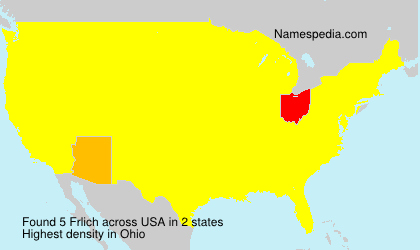 Surname Frlich in USA Surname Frlich in USA