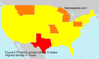 Surname Frochlich in USA Surname Frochlich in USA