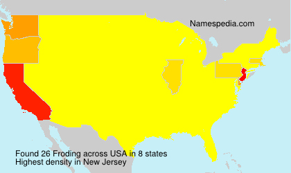 Surname Froding in USA Surname Froding in USA