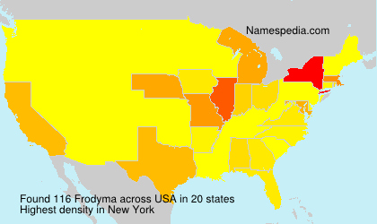 Surname Frodyma in USA