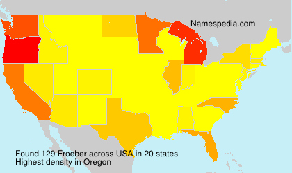 Surname Froeber in USA Surname Froeber in USA