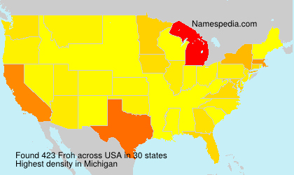 Surname Froh in USA Surname Froh in USA