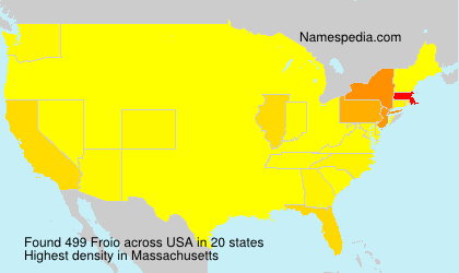 Surname Froio in USA Surname Froio in USA