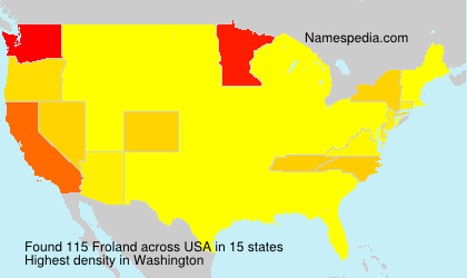 Surname Froland in USA Surname Froland in USA