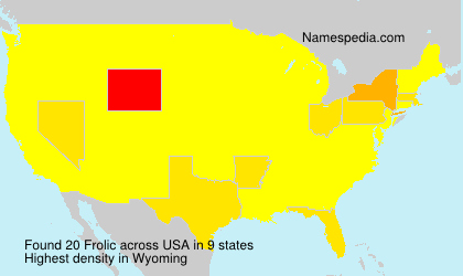 Surname Frolic in USA Surname Frolic in USA