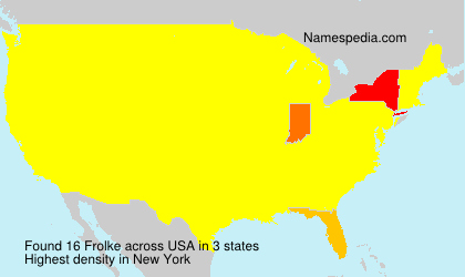 Surname Frolke in USA Surname Frolke in USA