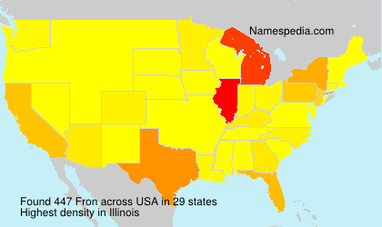 Surname Fron in USA Surname Fron in USA