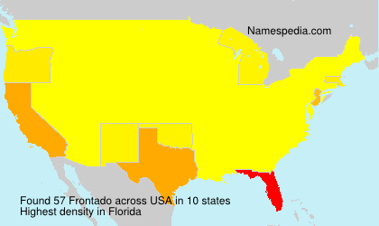 Surname Frontado in USA Surname Frontado in USA