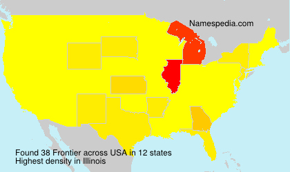 Surname Frontier in USA Surname Frontier in USA
