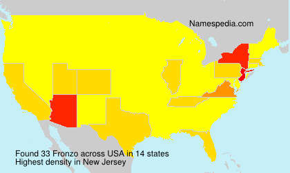 Surname Fronzo in USA Surname Fronzo in USA
