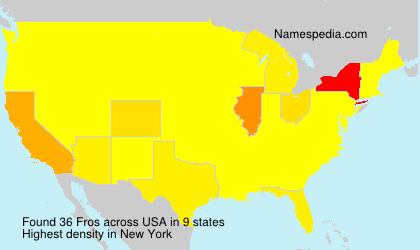 Surname Fros in USA Surname Fros in USA