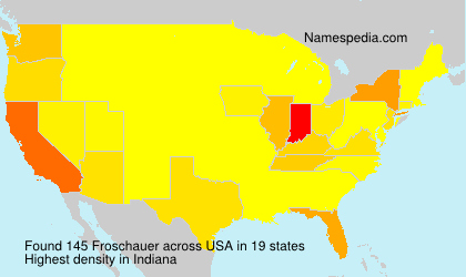 Surname Froschauer in USA