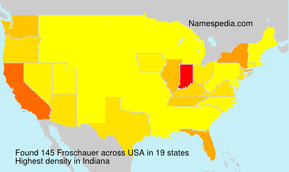 Surname Froschauer in USA Surname Froschauer in USA