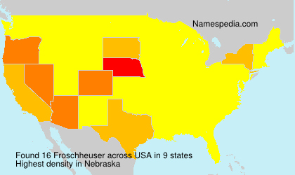 Surname Froschheuser in USA Surname Froschheuser in USA