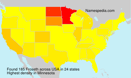 Surname Froseth in USA Surname Froseth in USA
