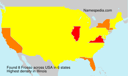 Surname Frosso in USA Surname Frosso in USA